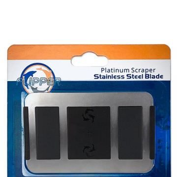 Flipper Platinum Scraper - Lame de rechange en acier inoxydable